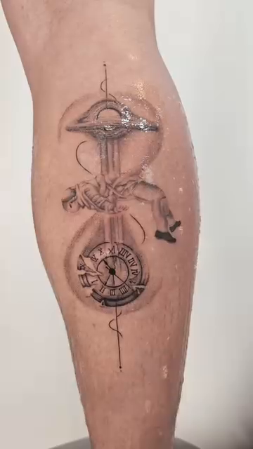 Tattoo by @danielbi.tattooart — geometric, black_and_grey