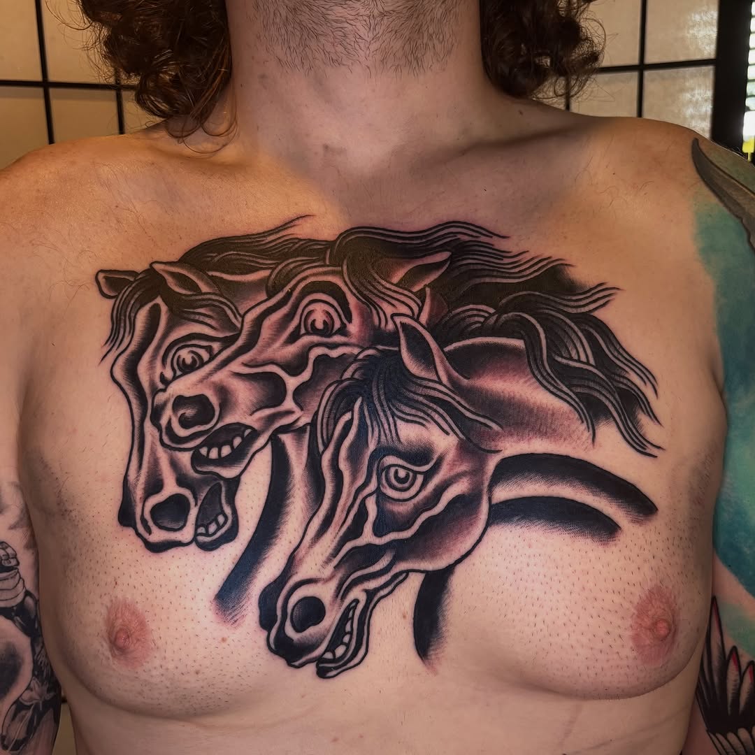 Tattoo by @isantotattoo — american_traditional, black_and_grey
