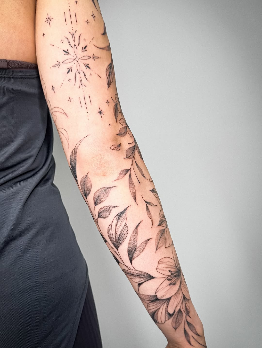 Tattoo by @inkedwithco β fine_line, dotwork