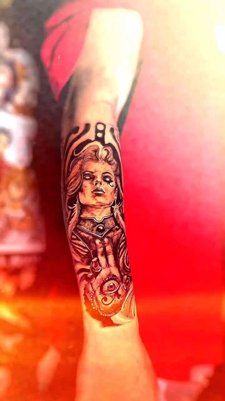 Tattoo by @m_kytattoo — black_and_grey, realism