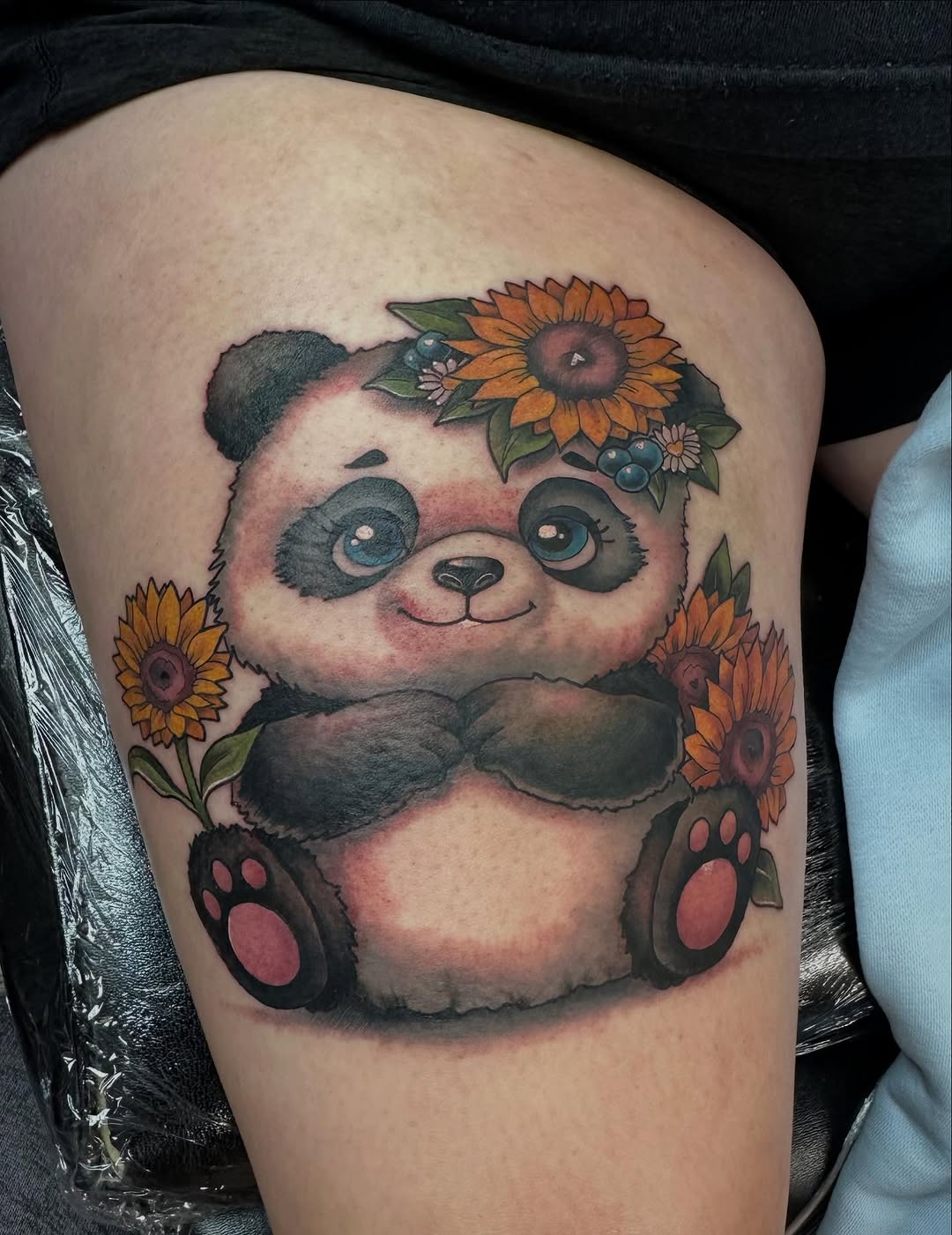 Tattoo by @halz327tattoos — new_school, realism