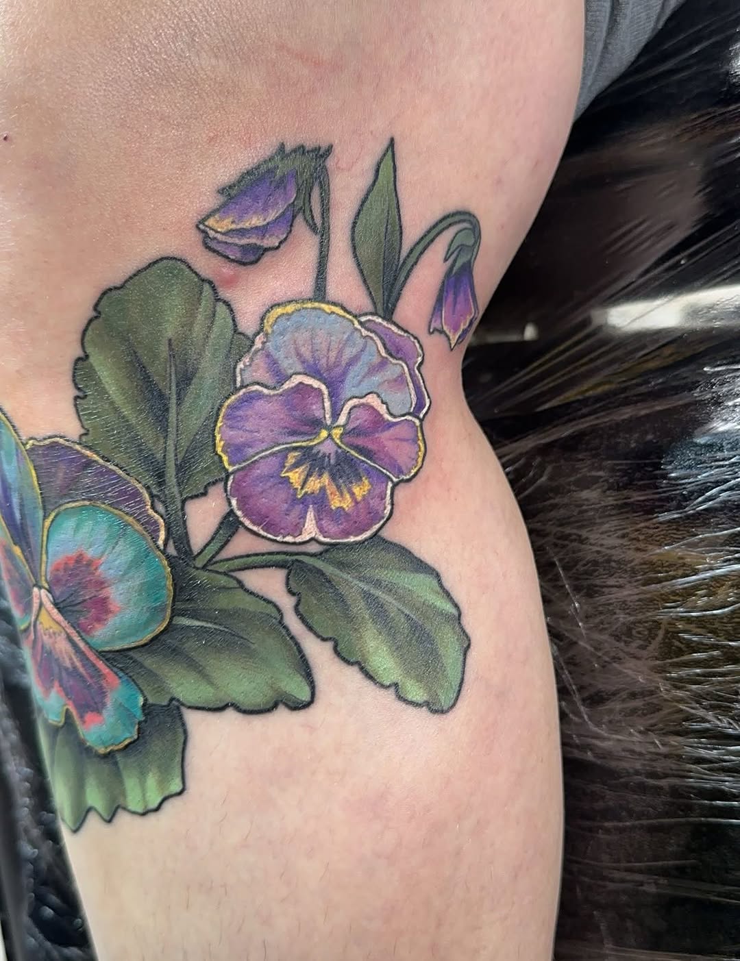 Tattoo by @halz327tattoos — realism, watercolor