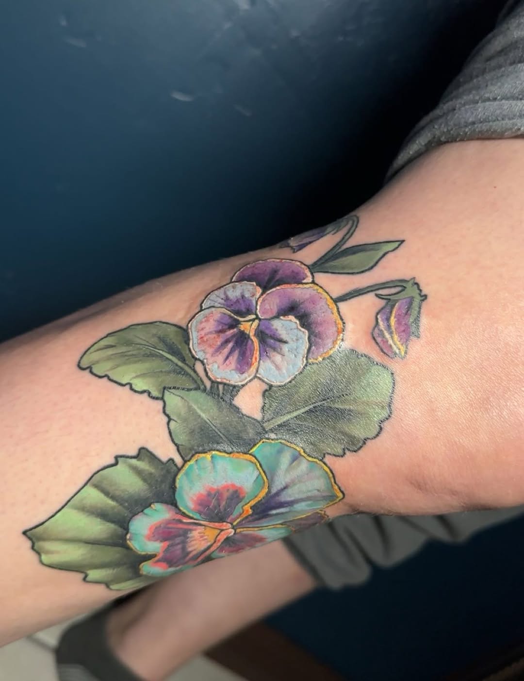 Tattoo by @halz327tattoos — realism, watercolor