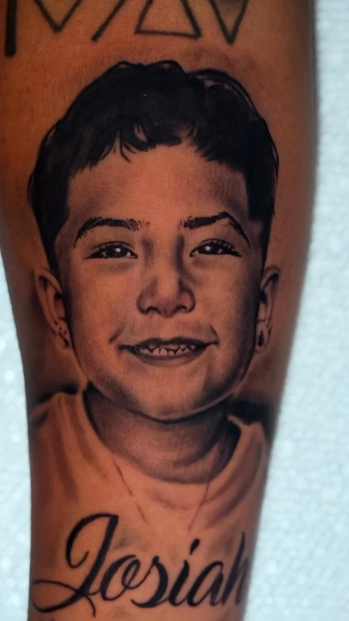Tattoo by @210miketheinkman β realism, black_and_grey