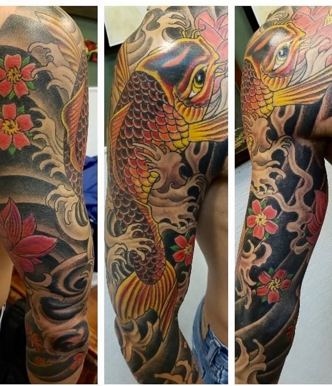 Tattoo by @mattfuckinwilliams — japanese_irezumi, black_and_grey
