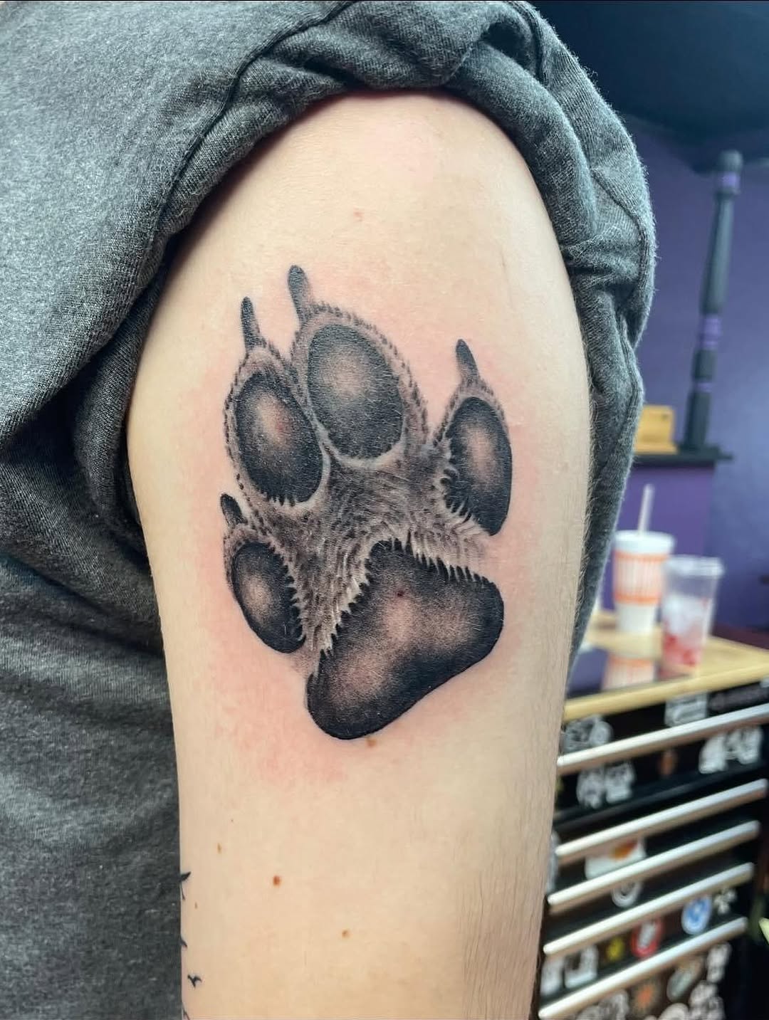 Tattoo by @bodymods_by_b — realism, black_and_grey