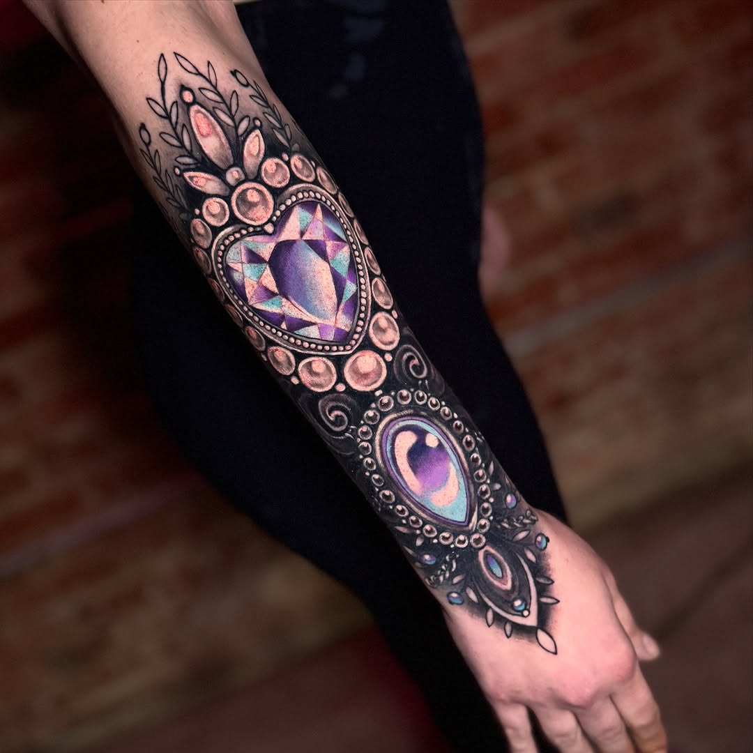 Tattoo by @brookelle.bombshelle โ realism, ornamental