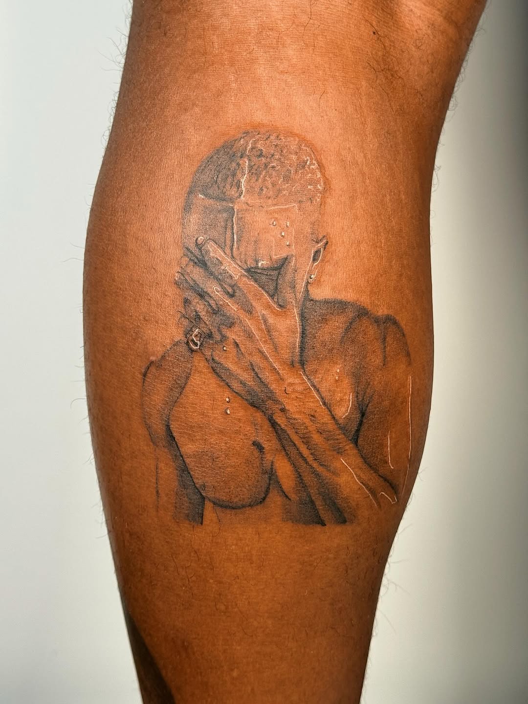 Tattoo by @studioweaverr — realism, black_and_grey