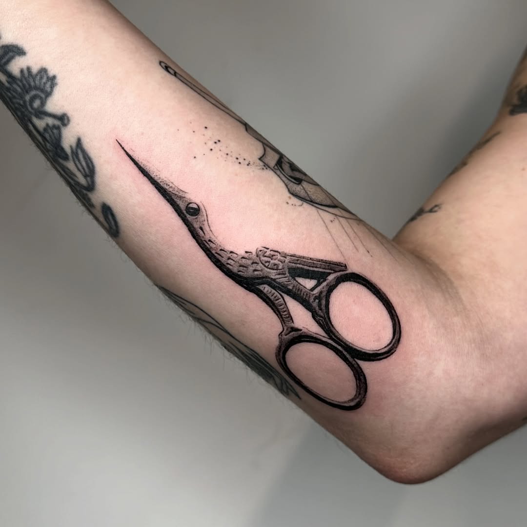 Tattoo by @sketchy.midwesty — black_and_grey