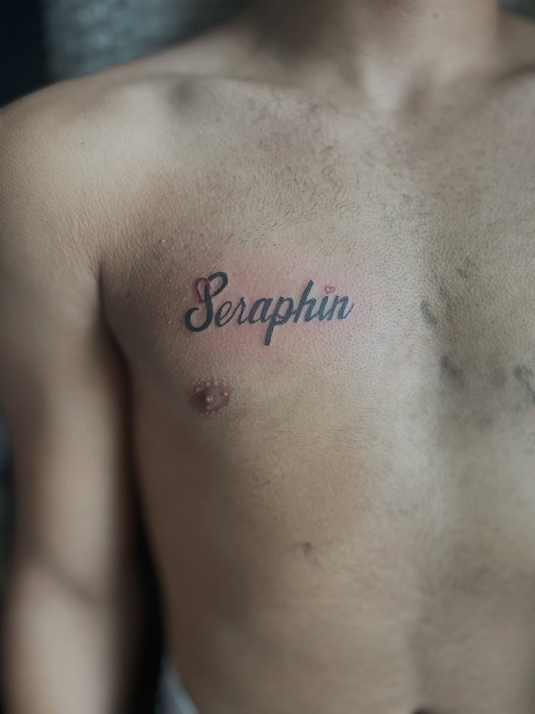 Tattoo by @inguanzoink_ — lettering_script, fine_line