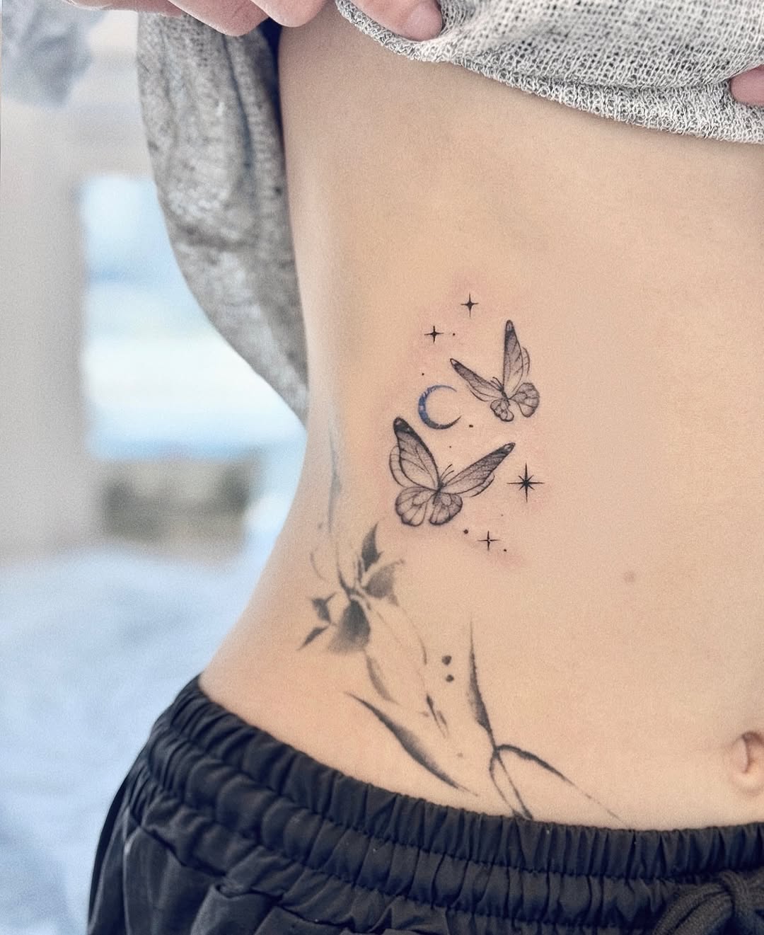 Tattoo by @morae_tattoo — fine_line, dotwork