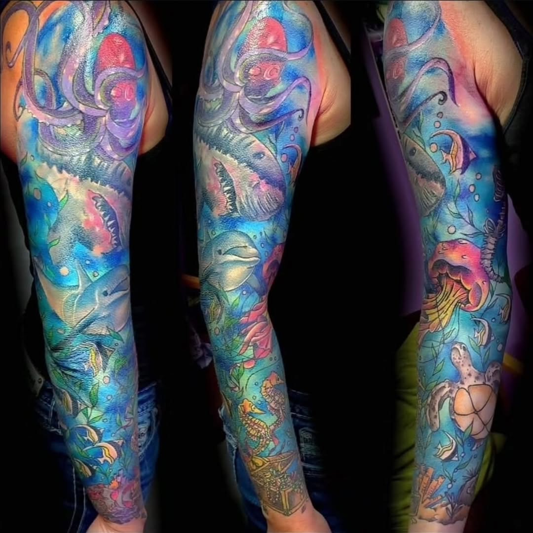 Tattoo by @kierastonetattoos — realism, watercolor