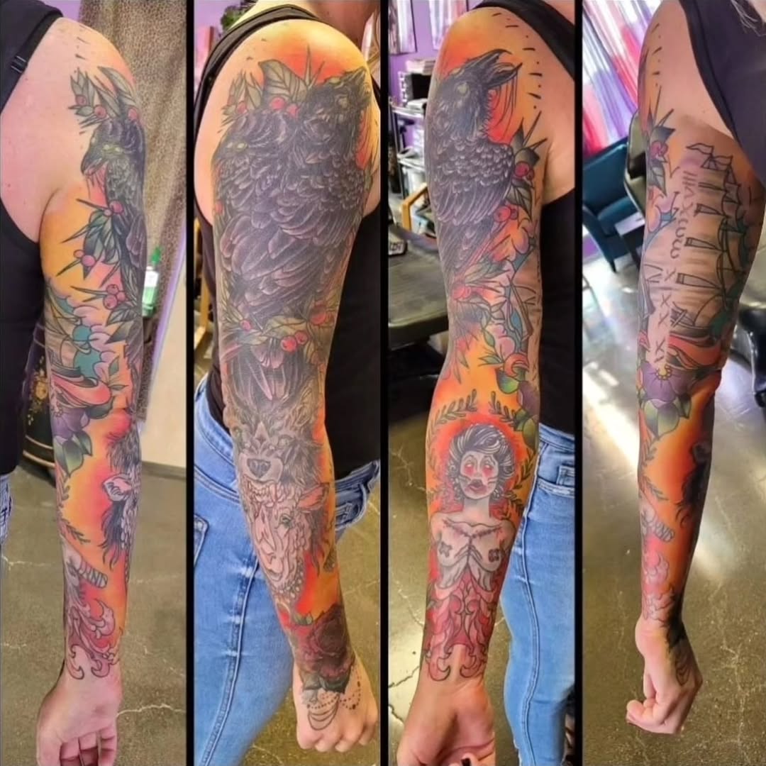 Tattoo by @kierastonetattoos — neo_traditional, realism