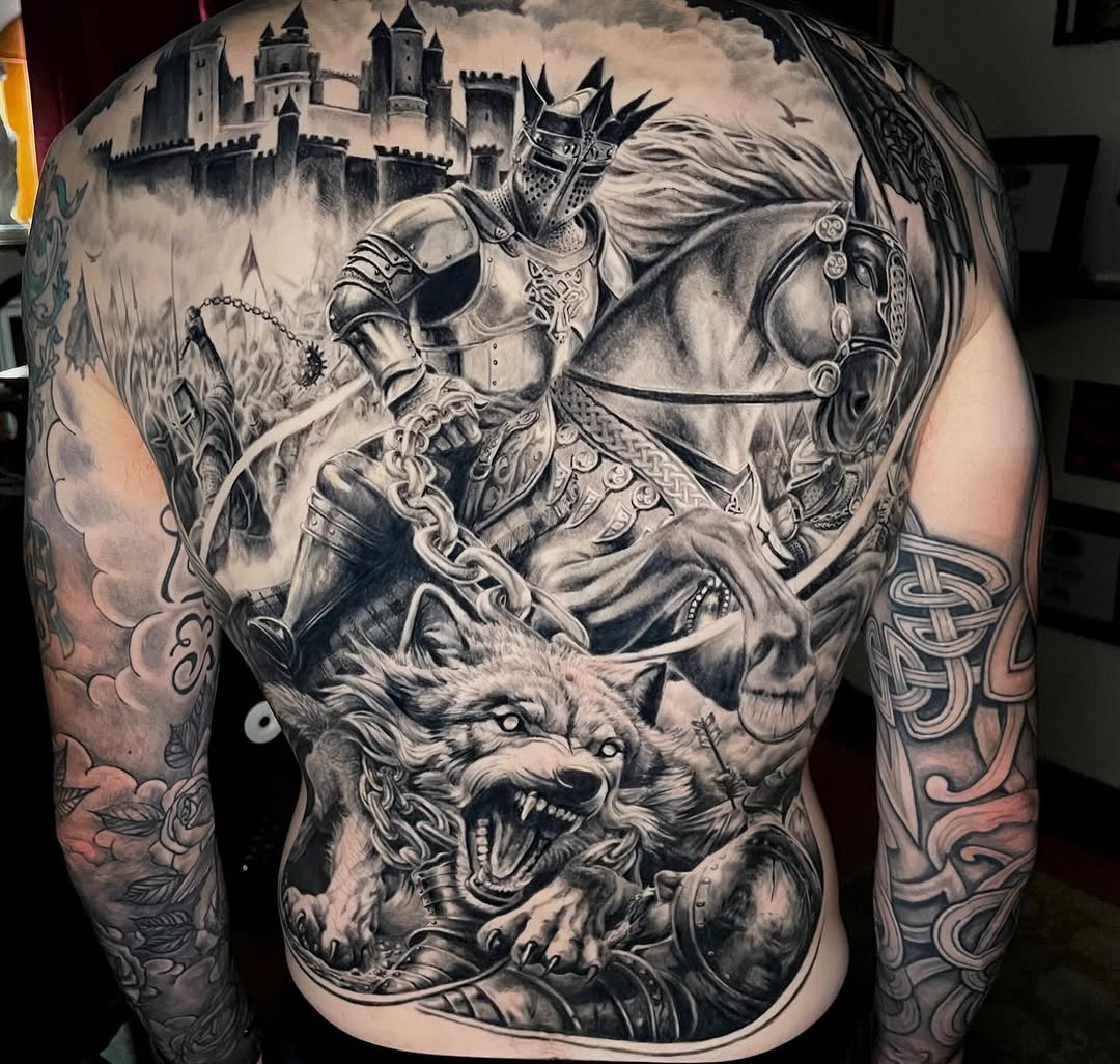 Tattoo by @jaredtattoo — realism, black_and_grey