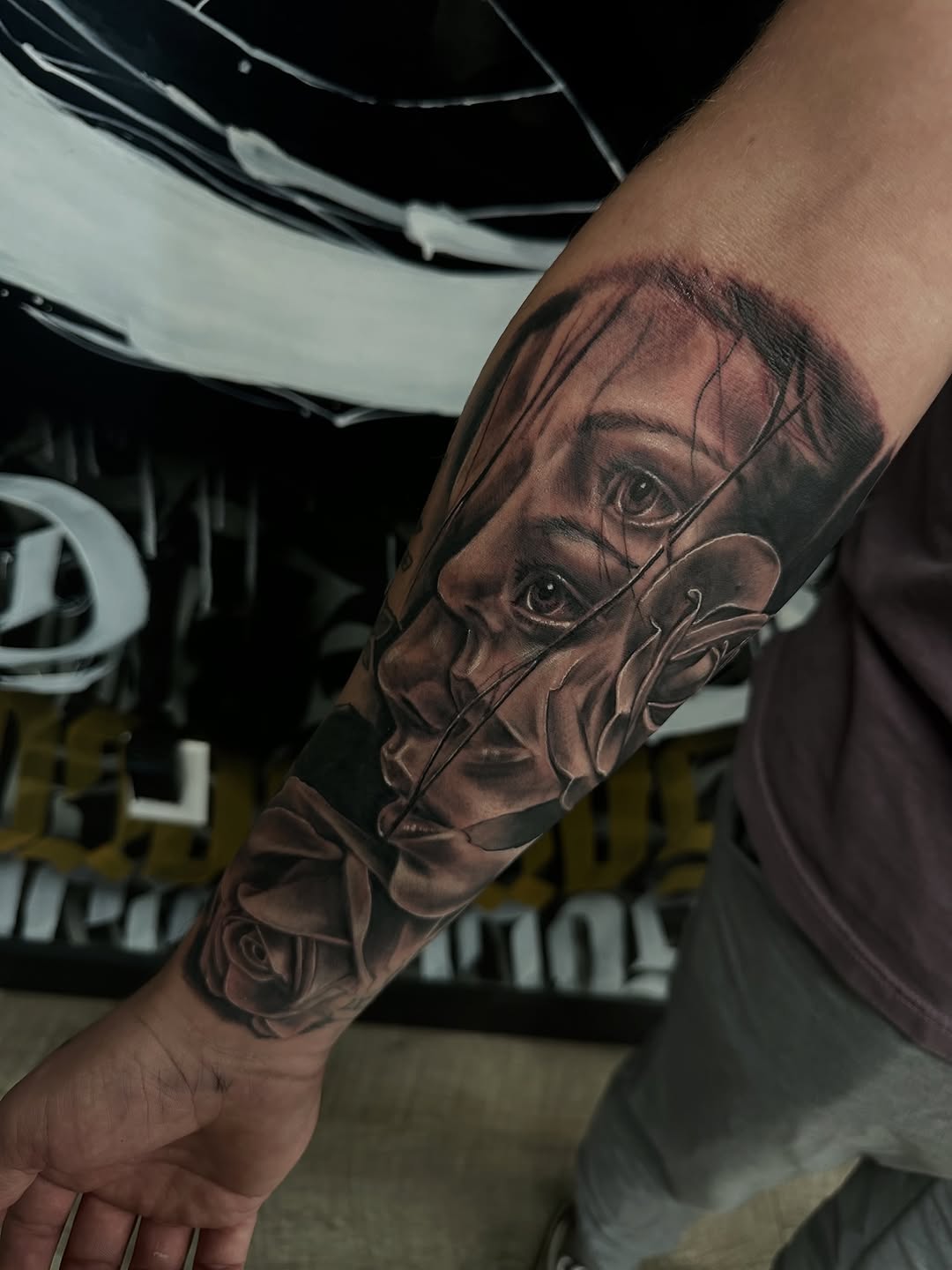 Tattoo by @scott.cole.tattoo — realism, black_and_grey