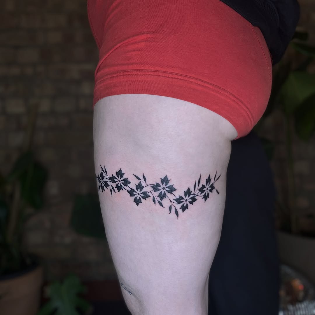 Tattoo by @tatemarthatattoo — fine_line, black_and_grey