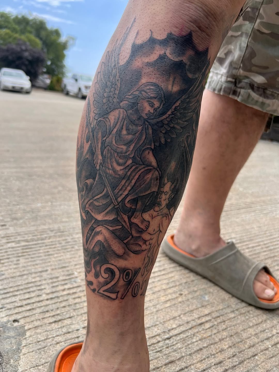 Tattoo by @samson.akers — realism, black_and_grey