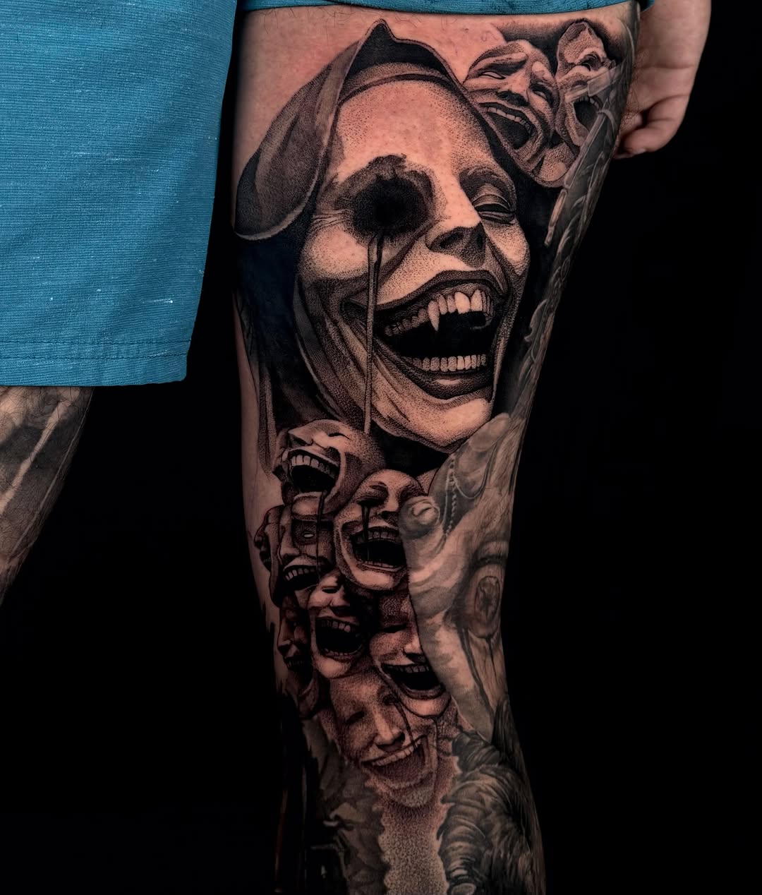 Tattoo by @jonnelson_tattoos — realism, dark_realism