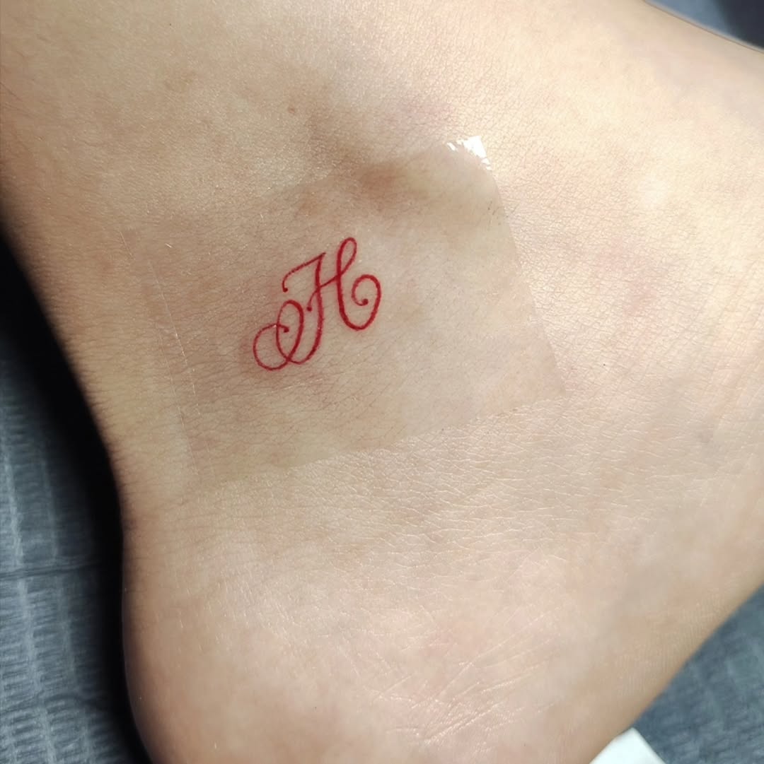 Tattoo by @inkw.ivy — lettering_script, fine_line