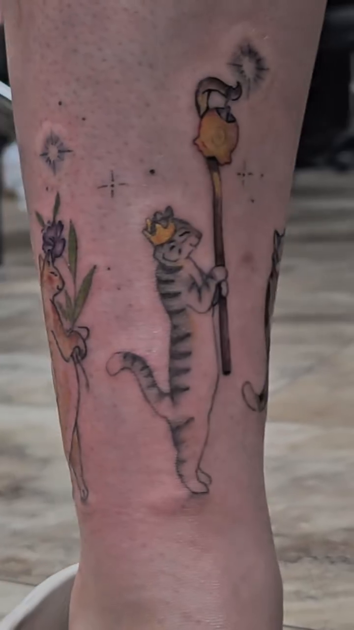 Tattoo by @nadinespencertattoos — anime