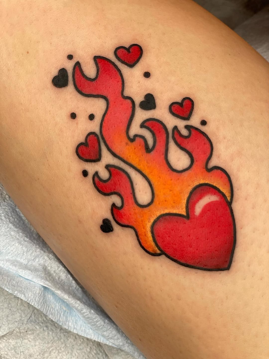 Tattoo by @beekertattoo — american_traditional, illustrative
