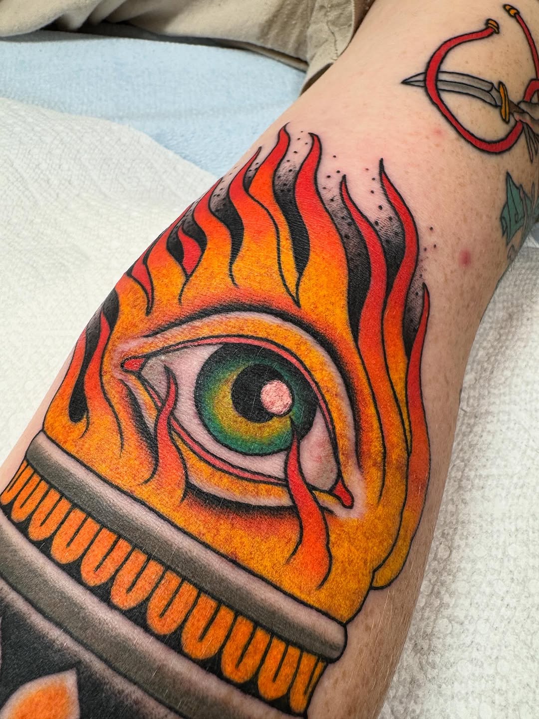 Tattoo by @cole_pittman — american_traditional, illustrative