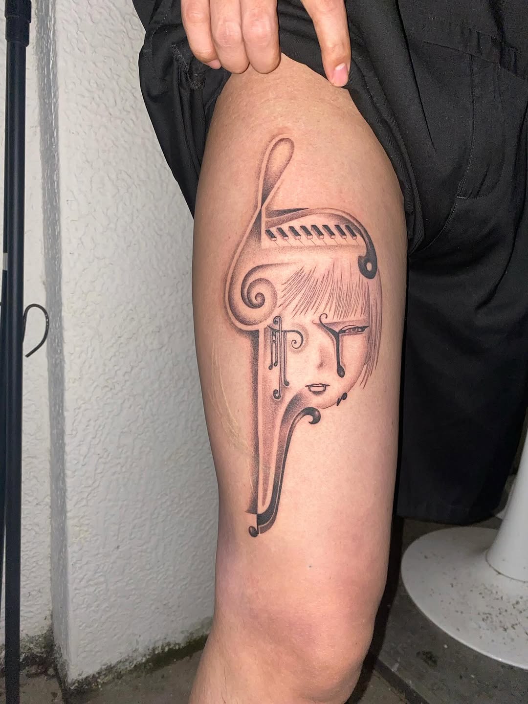 Tattoo by @7bugin7thdimension โ black_and_grey, realism