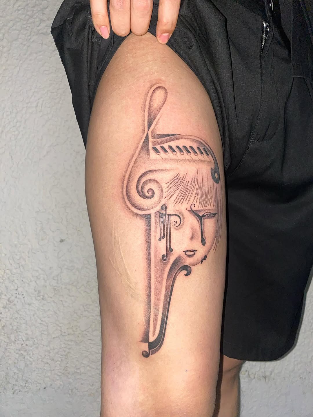 Tattoo by @7bugin7thdimension โ black_and_grey, realism