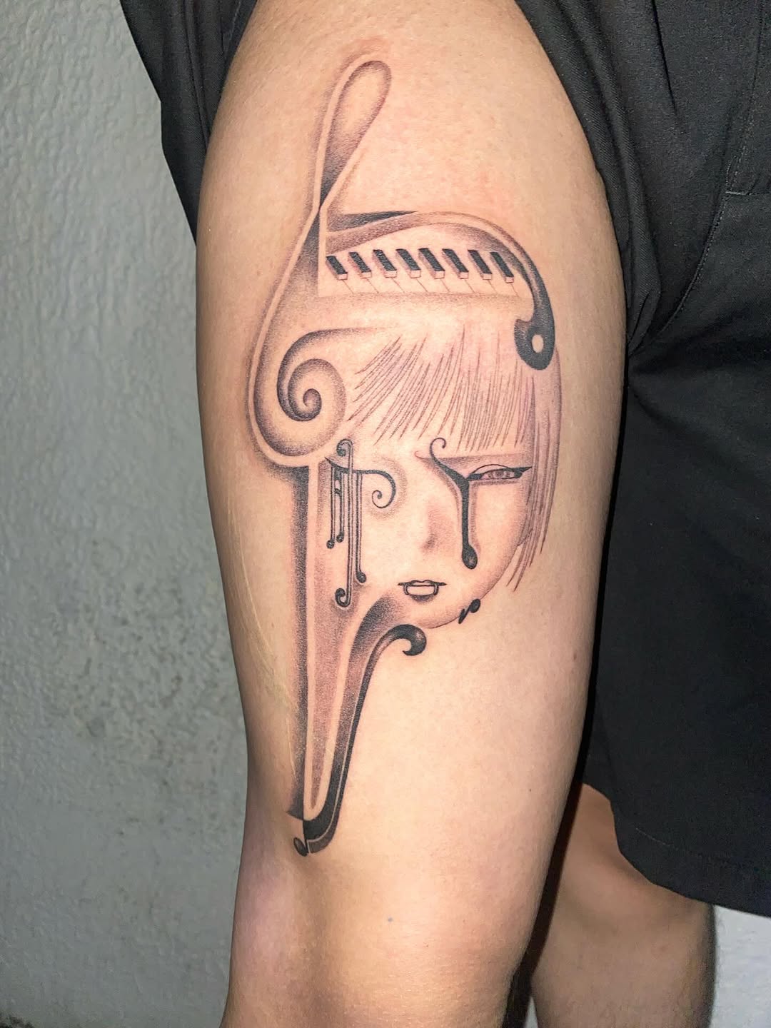 Tattoo by @7bugin7thdimension โ black_and_grey, realism