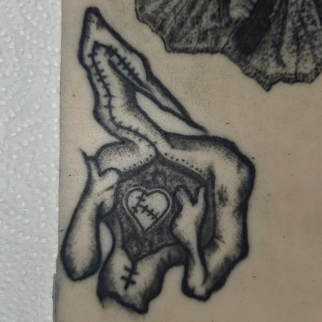 Tattoo by @stigmatist β blackwork