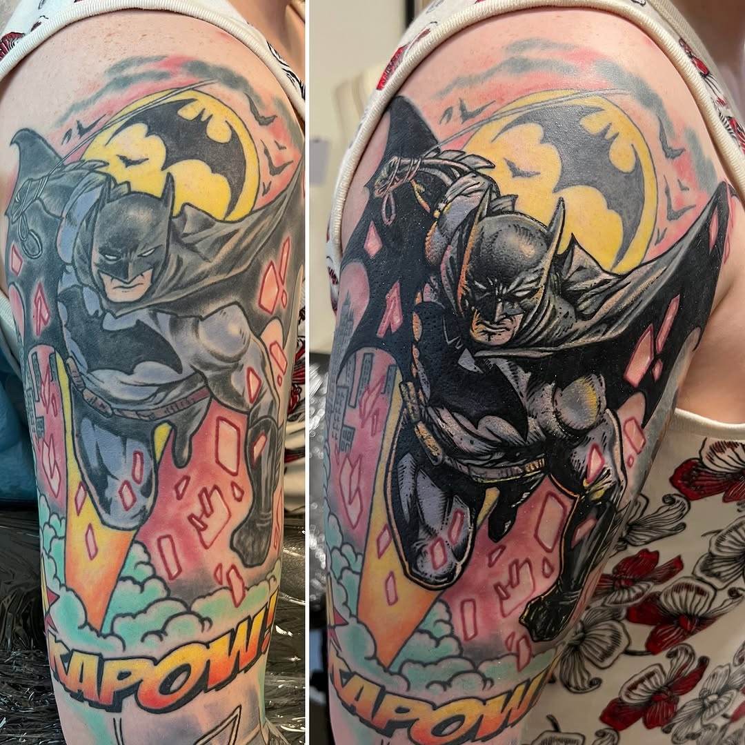 Tattoo by @cody_tweedy โ new_school, trash_polka