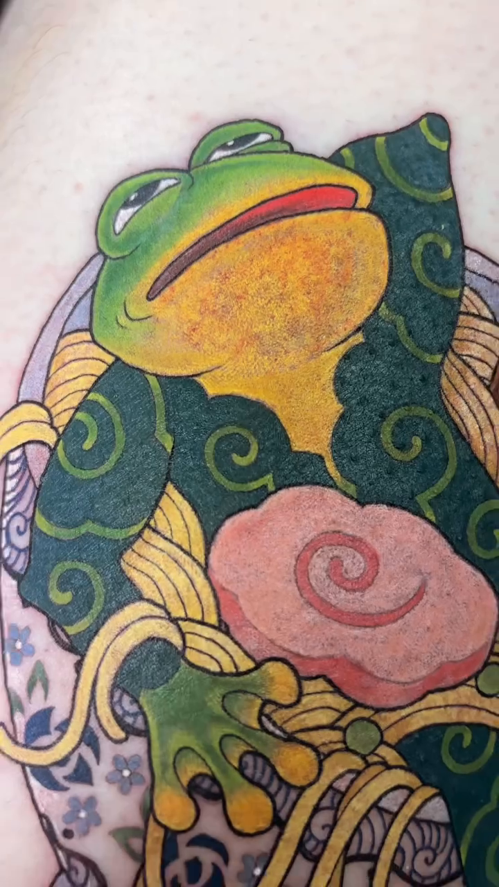 Tattoo by @rachelfostertattoos — illustrative, japanese_irezumi