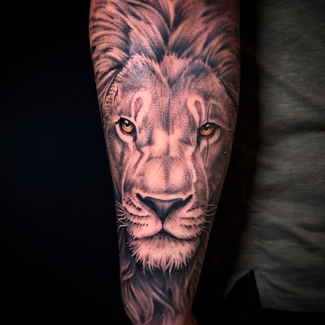 Tattoo by @sterling_tattoos β realism, black_and_grey