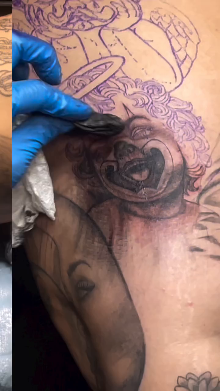 Tattoo by @jamesboytattoo — illustrative, black_and_grey