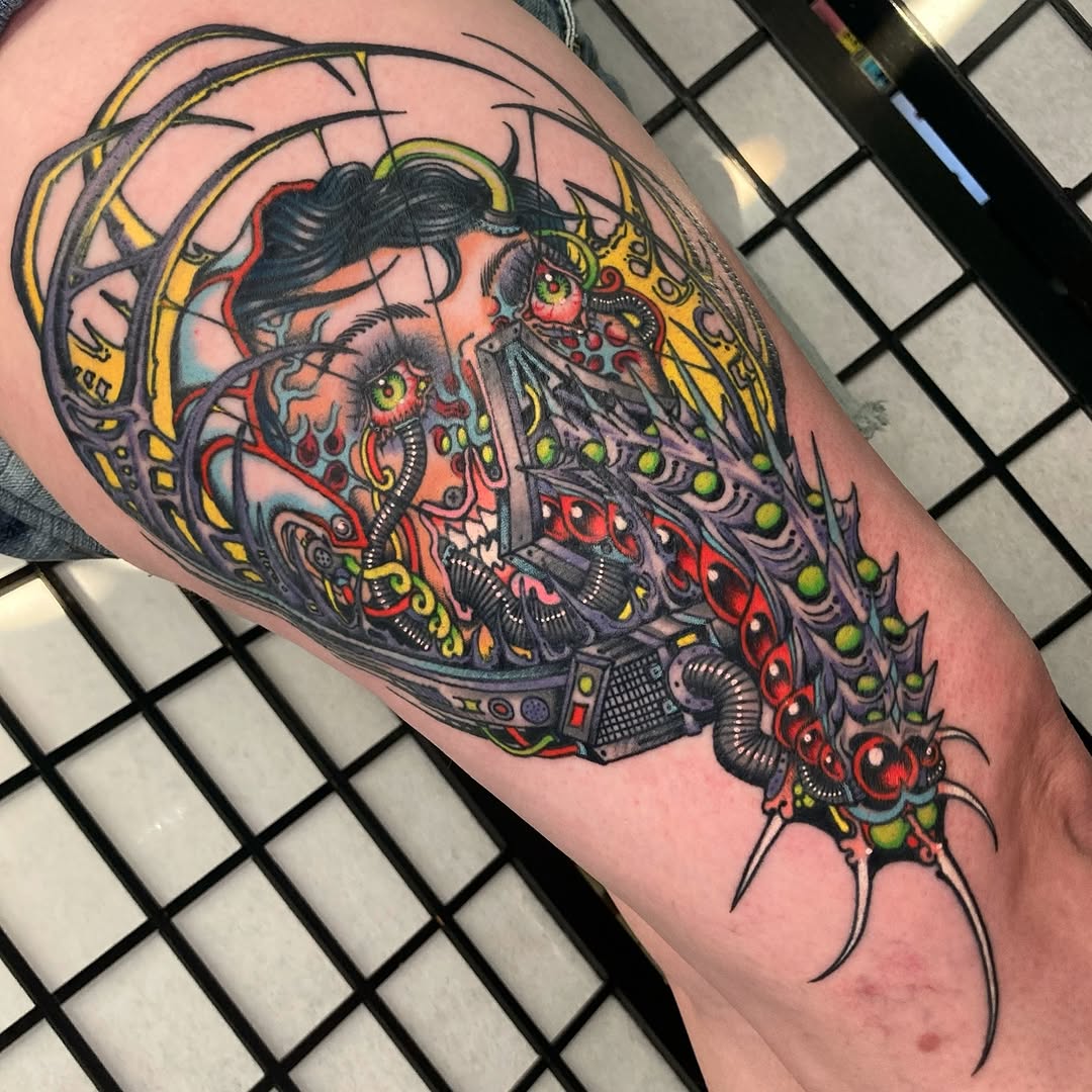 Tattoo by @nickhetzel — new_school