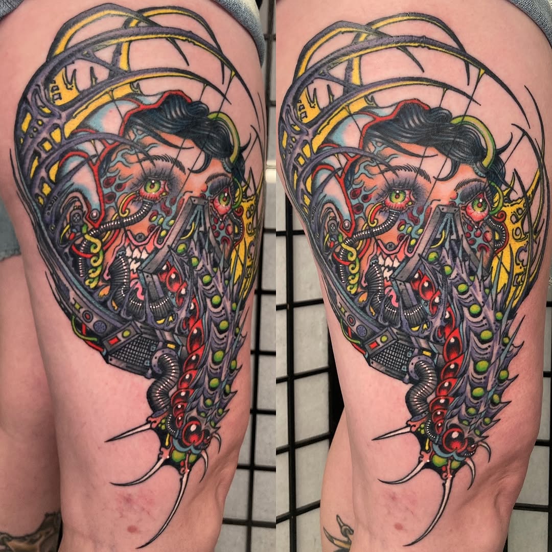 Tattoo by @nickhetzel — new_school