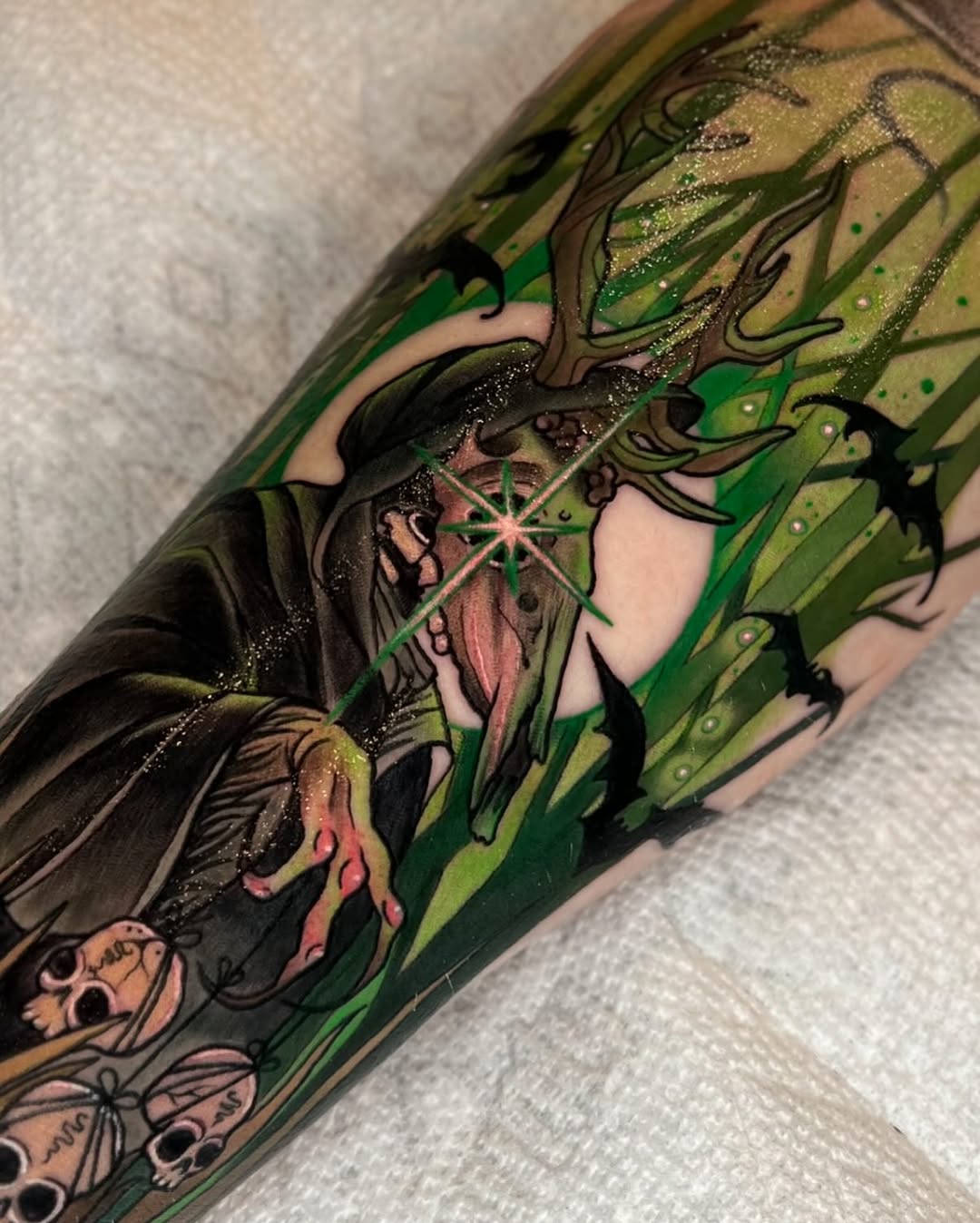 Tattoo by @the.gutter.goblin โ neo_traditional, dark_realism