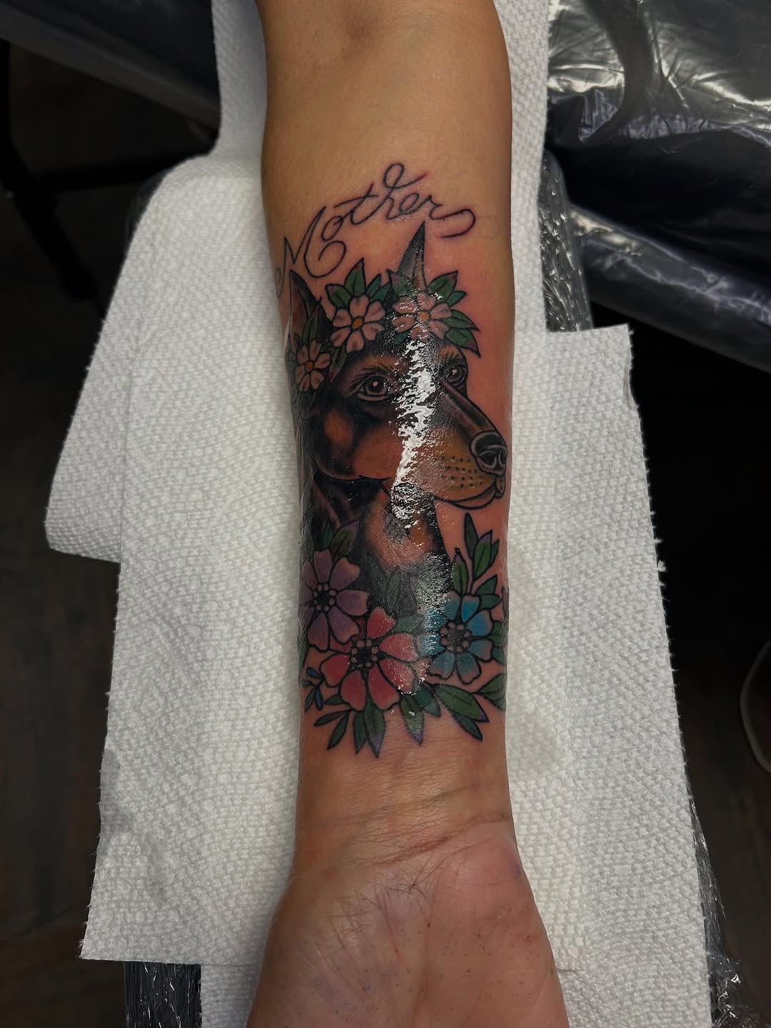 Tattoo by @inkbybray — realism, lettering_script