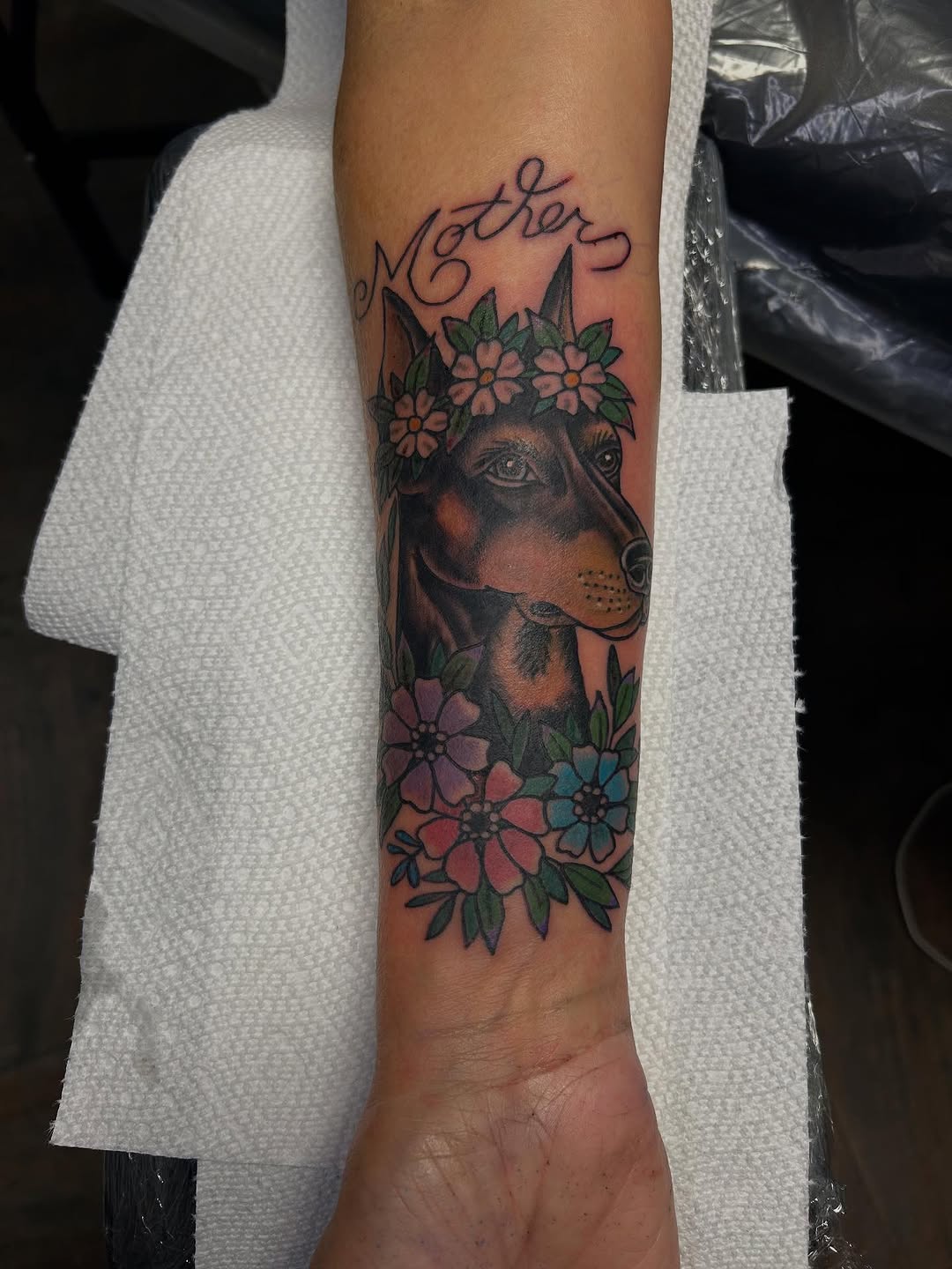 Tattoo by @inkbybray — realism, lettering_script