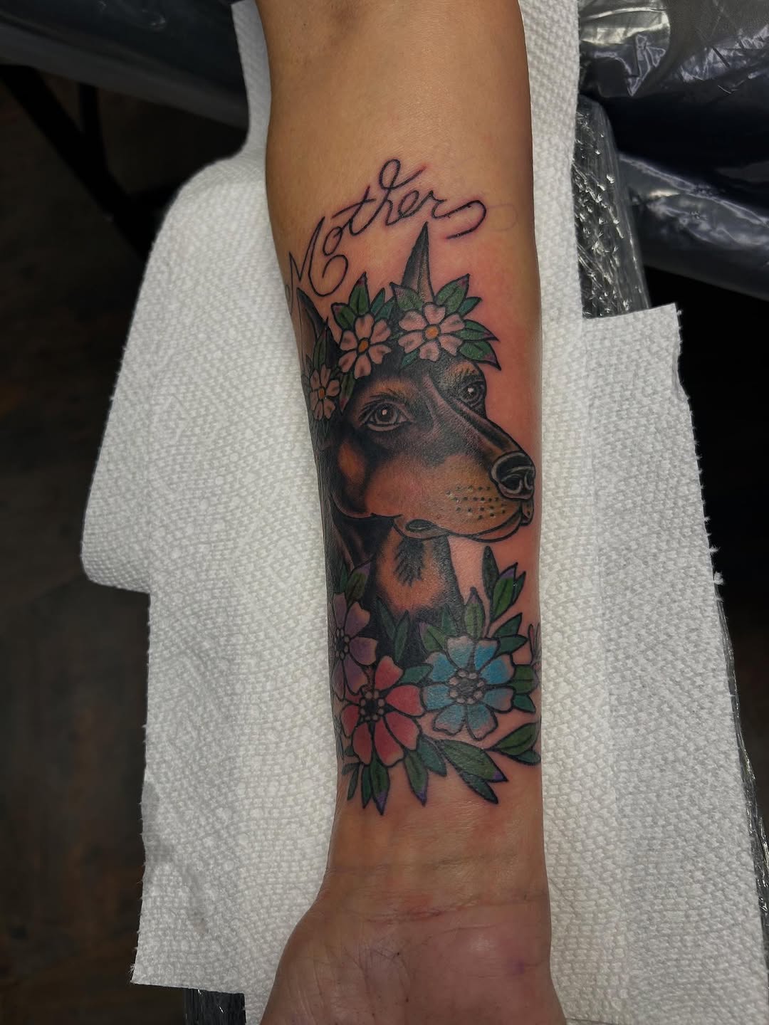 Tattoo by @inkbybray — realism, lettering_script