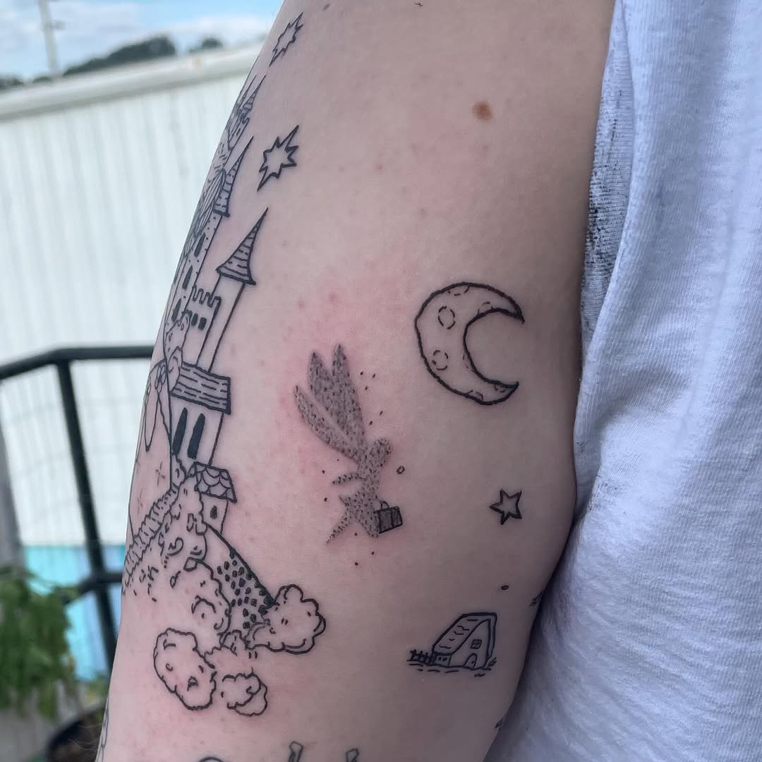 Tattoo by @goodheavenstattoos — sketch