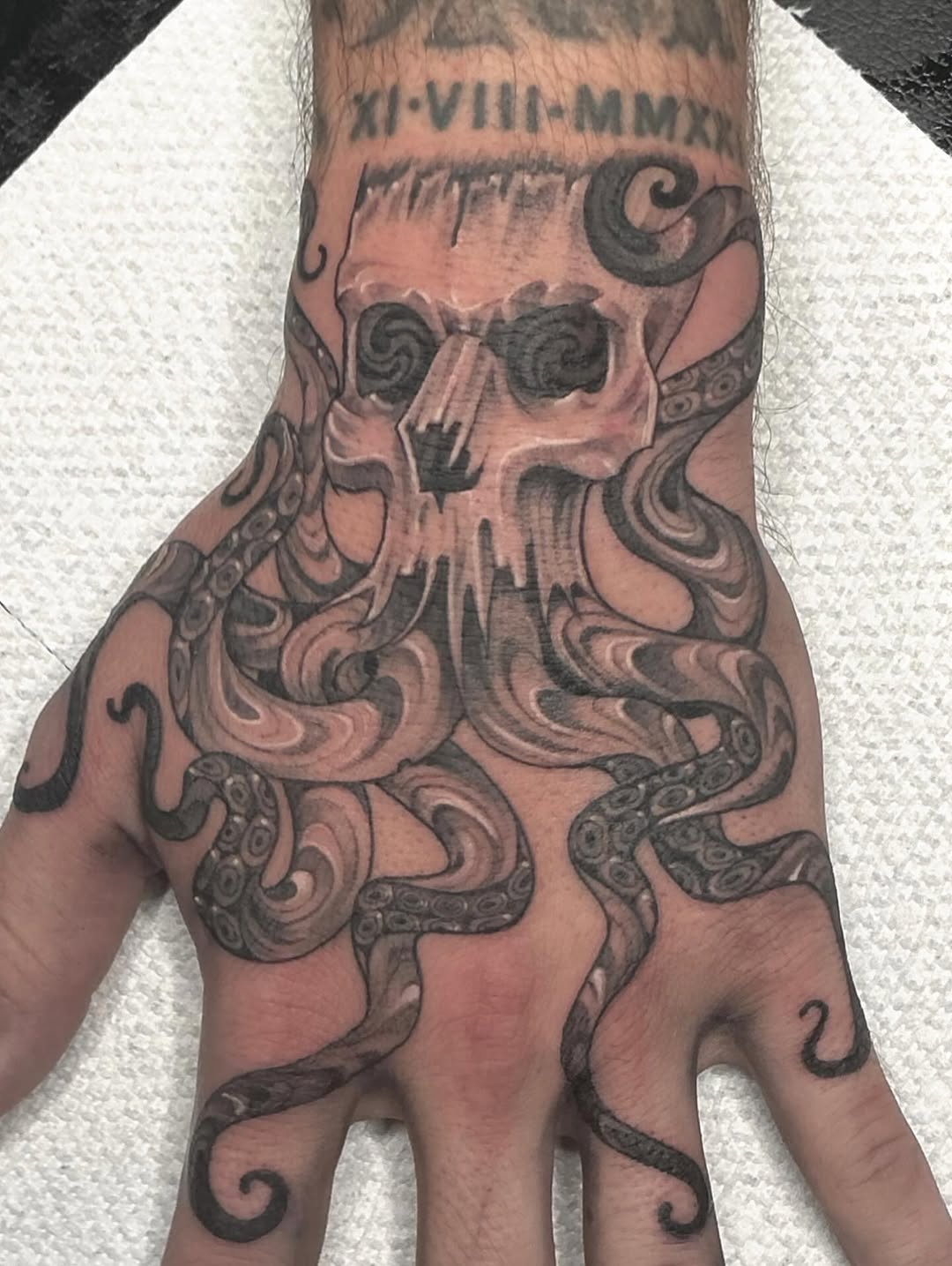 Tattoo by @heathersyvilla — black_and_grey, realism