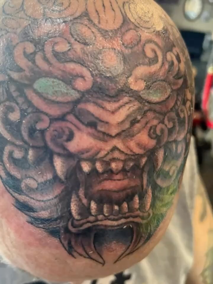 Tattoo by @samson.akers — japanese_irezumi, black_and_grey