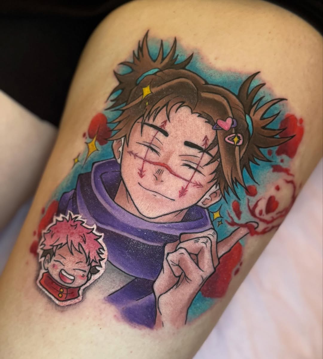Tattoo by @sinful.tatts — anime