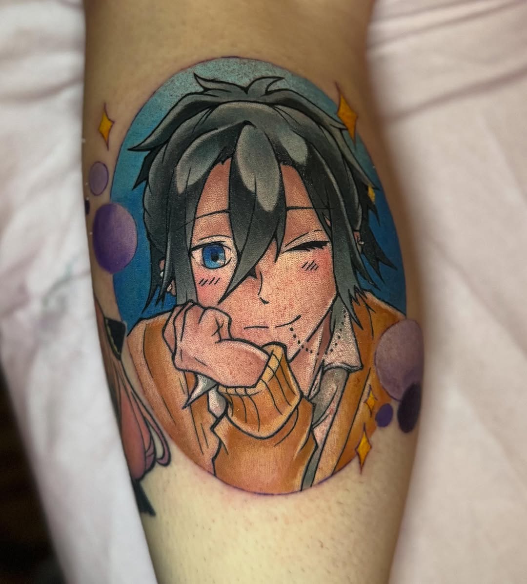 Tattoo by @sinful.tatts — anime