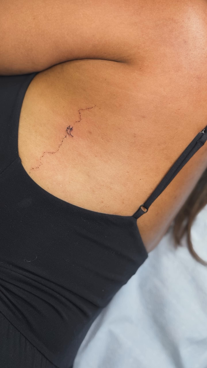 Tattoo by @georgiagreytattoos — fine_line, lettering_script