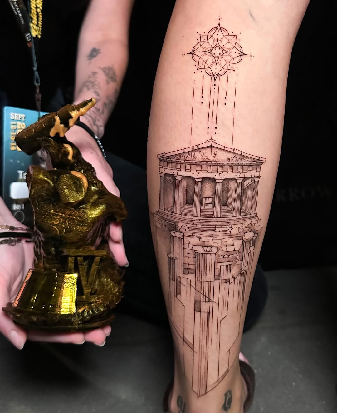 Tattoo by @tattoos.ap — geometric, fine_line