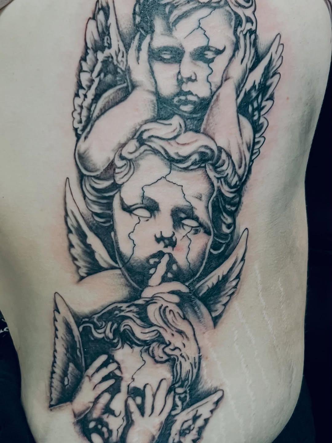 Tattoo by @jeffkaithtattoos — realism, black_and_grey