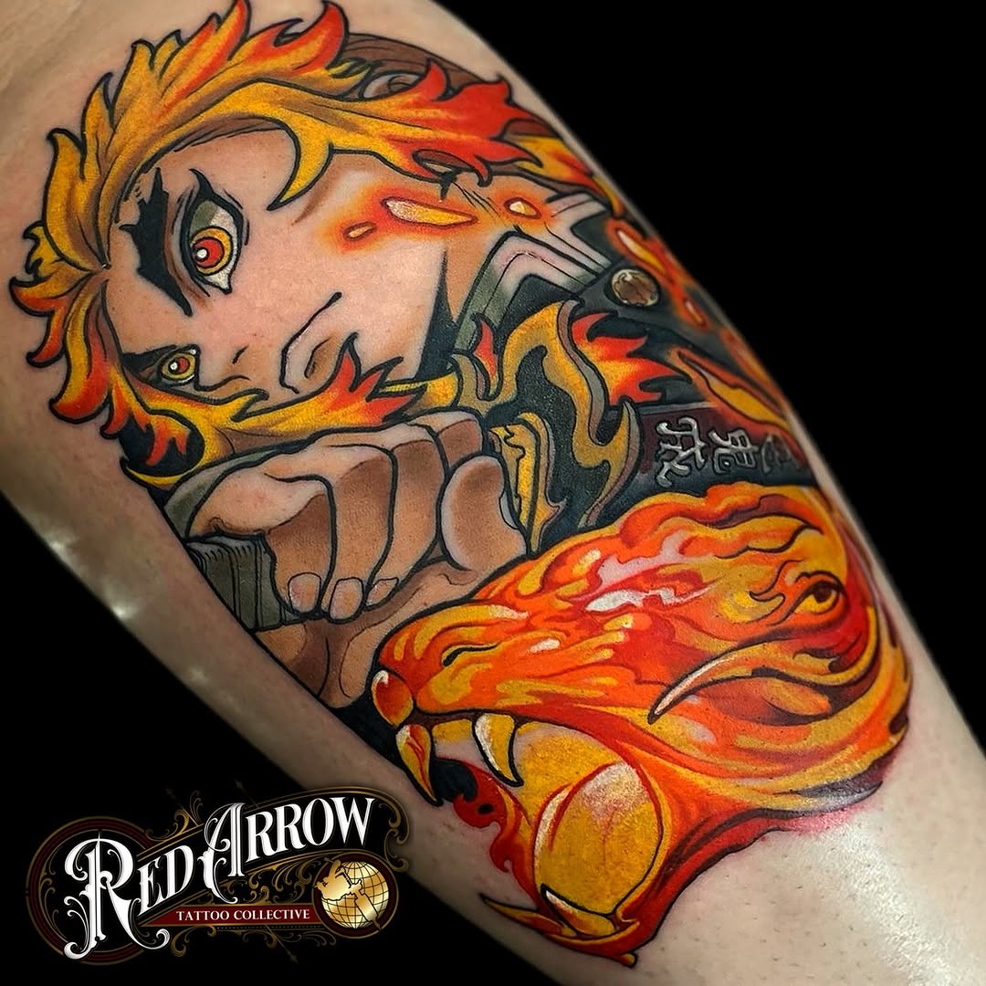 Tattoo by @redarrowcollective โ anime, illustrative