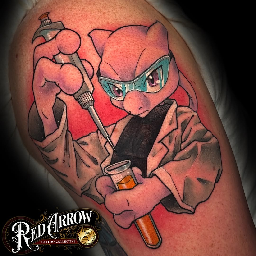 Tattoo by @redarrowcollective โ illustrative, anime